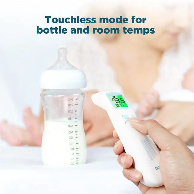 Alt view image 4 of 7 - 3-in-1 Baby Thermometer for Ear, Forehead & Touchless, Infrared Thermometer for Adults and Kids, Fever Digital Thermometer with Fever Alert and Memory Recall