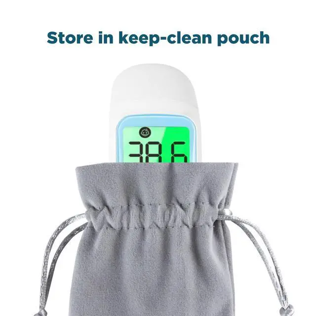 Alt view image 7 of 7 - 3-in-1 Baby Thermometer for Ear, Forehead & Touchless, Infrared Thermometer for Adults and Kids, Fever Digital Thermometer with Fever Alert and Memory Recall