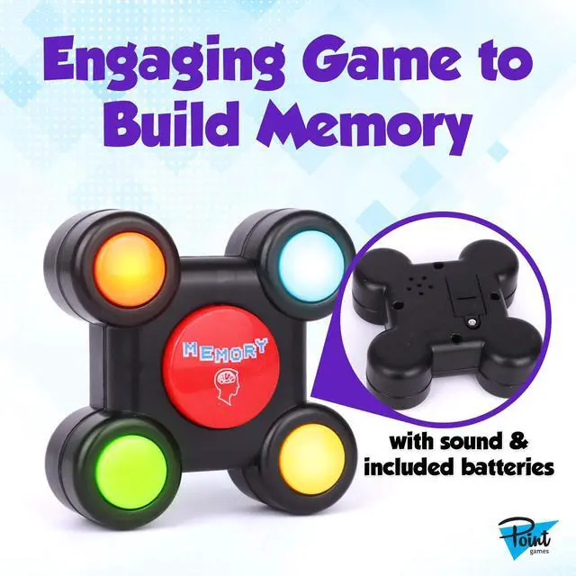 Alt view image 3 of 7 - Memory Run - Electronic Memory Handheld Game with Lights - Competitive Maze Challenge Gameplay -Cognitive Developmental Brain Teaser Puzzle Toy - Kids Ages 6+
