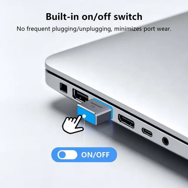 Alt view image 5 of 7 - Undetectable USB-A & USB-C Mouse Jiggler, 3 Adjustable Modes with Color LED Indicator, Plug & Play Auto Mouse Mover, Keeps PC & Laptop Awake for Office Remote Work Online Meetings