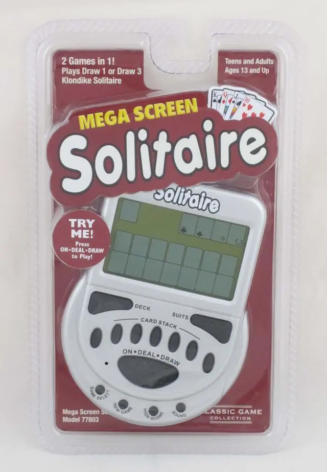 Main image of MegaScreen Solitaire Handheld Game