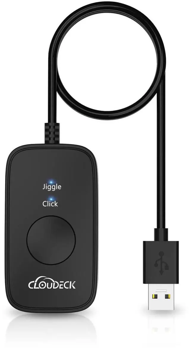 Main image of 2 Pack Mouse Jiggler Undetectable, USB Mover, Gaming Automatic Continuous Click Device, Plug & Play, Simulate Mouse Pointer Movement to Prevent PC Sleep 2 Pack