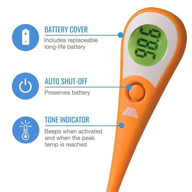 Alt view image 2 of 7 - DMI 8-Second Ultra Premium Digital Thermometer
