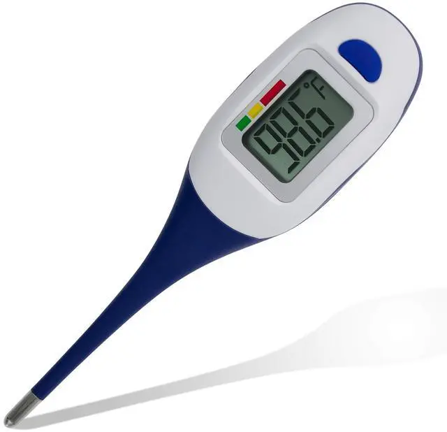 Main image of Large Face LCD Fast Read Digital Thermometer for Adults and Children - Instant Read Thermometer for Fever Detection with Quick 10 Second Read Time ( Packaging May Vary )
