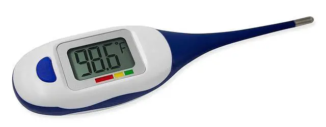 Alt view image 5 of 7 - Large Face LCD Fast Read Digital Thermometer for Adults and Children - Instant Read Thermometer for Fever Detection with Quick 10 Second Read Time ( Packaging May Vary )