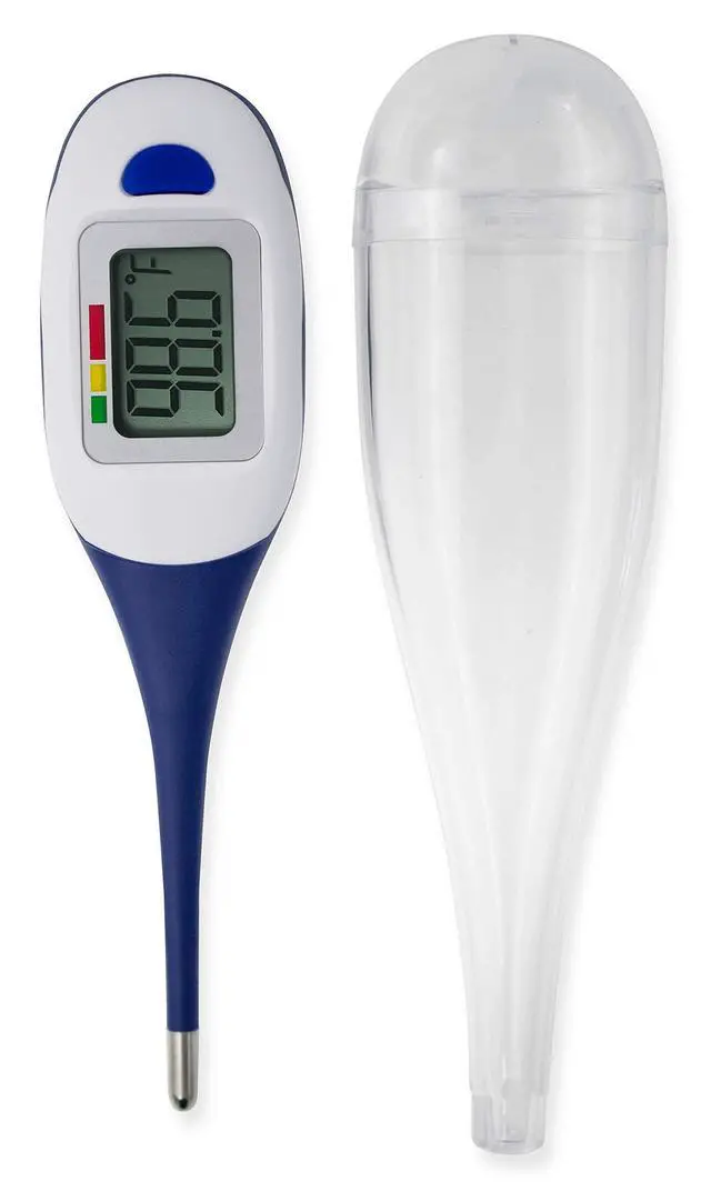Alt view image 6 of 7 - Large Face LCD Fast Read Digital Thermometer for Adults and Children - Instant Read Thermometer for Fever Detection with Quick 10 Second Read Time ( Packaging May Vary )