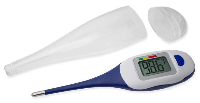 Alt view image 7 of 7 - Large Face LCD Fast Read Digital Thermometer for Adults and Children - Instant Read Thermometer for Fever Detection with Quick 10 Second Read Time ( Packaging May Vary )