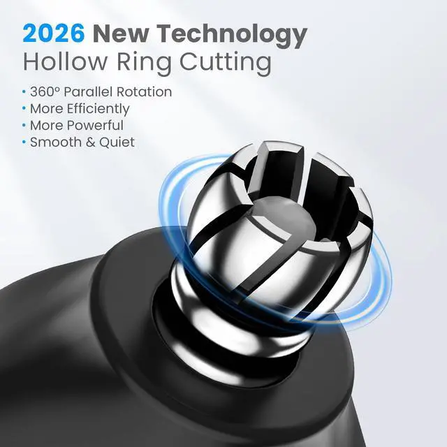 Alt view image 2 of 7 - Nose Hair Trimmer for Men: USB-C Charging Nose Trimmer, Stainless Steel Dual-Edge Blade, 7000 RPM Powerful Motor,Wet/Dry Use, Magnetic Safety Cover, Travel Lock Design,Gray