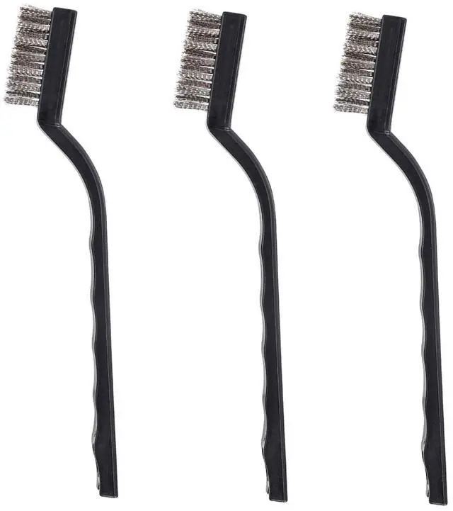 Main image of Wire Brush Set, Stainless Steel, 3Pcs | Scratch Brush Wire Bristle for Cleaning Welding Slag ,Rust,Dirt