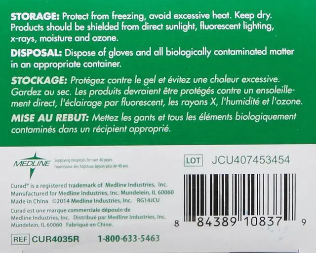Alt view image 2 of 2 - Powder-Free Vinyl Exam Gloves-50 ct
