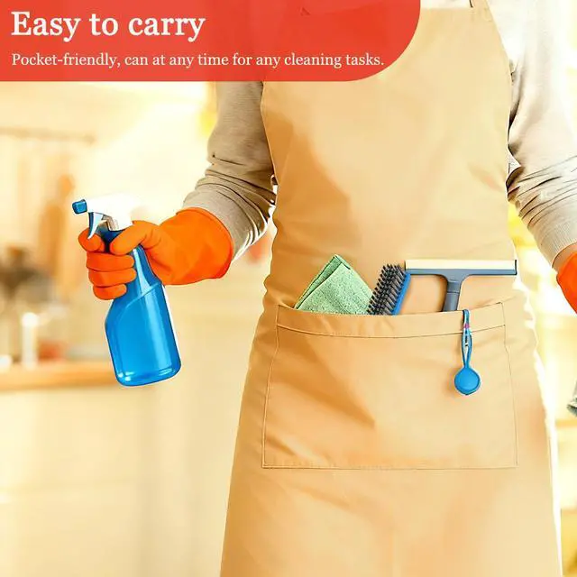 Alt view image 4 of 6 - 2-Pc Stainless Steel Brush Set with Silicone Grips - 7" Heavy Duty Stainless Steel Wire Brush for Paint Removal & Rust Removal, Metal Scraper for Aggressive Cleaning