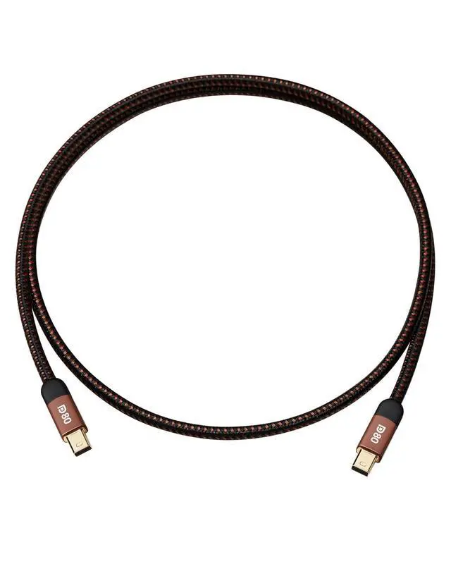 Alt view image 5 of 7 - Mini DP to Mini DP Enhanced DisplayPort 2.1 Cable Certified DP80 80Gpbs, 3ft/1m