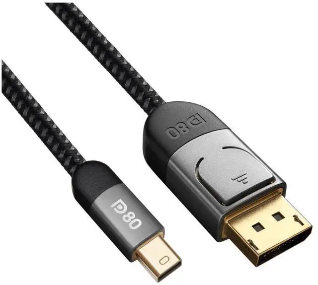 Main image of Maya 80Gbps DisplayPort to Mini Displayport 2.1 Cable DP80 (3ft 1m)