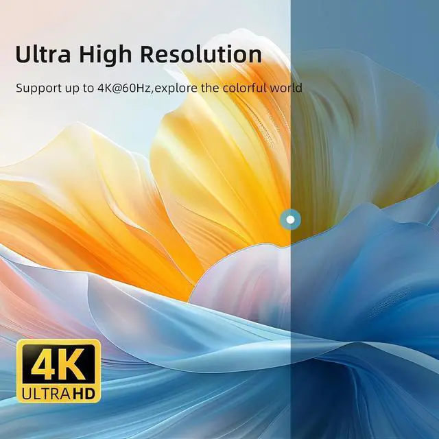 Alt view image 4 of 7 - Micro HDMI to HDMI Cable, High-Speed 4K Shielded Cord with Ferrite Core, Compatible with Camera, Tablet, Laptop, Projector, HDTV (3.3FT)