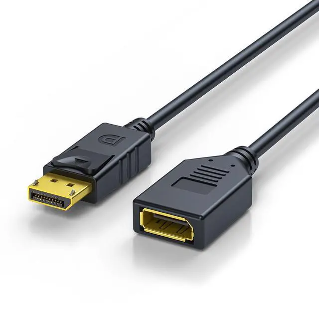 Main image of 8K DisplayPort Extension Cable 1.64Feet, DisplayPort 1.4 Male to Female Extension Cable, DP to DP Extended Cord Supports 8K@60Hz,4K@144Hz for Monitor, PC, Laptop