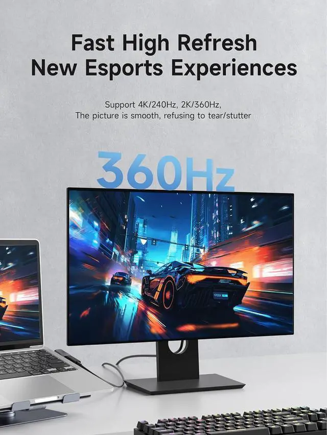 Alt view image 4 of 7 - HDMI to HDMI Adapter 2 Pack, 8K@60Hz 4K@240Hz L-Shaped 90 Degree Right Angle HDMI 2.1 Male to Female Extension Connector Conventer for Laptop, PC, Monitor, PS5/4, Xbox, TV (Middle Back)