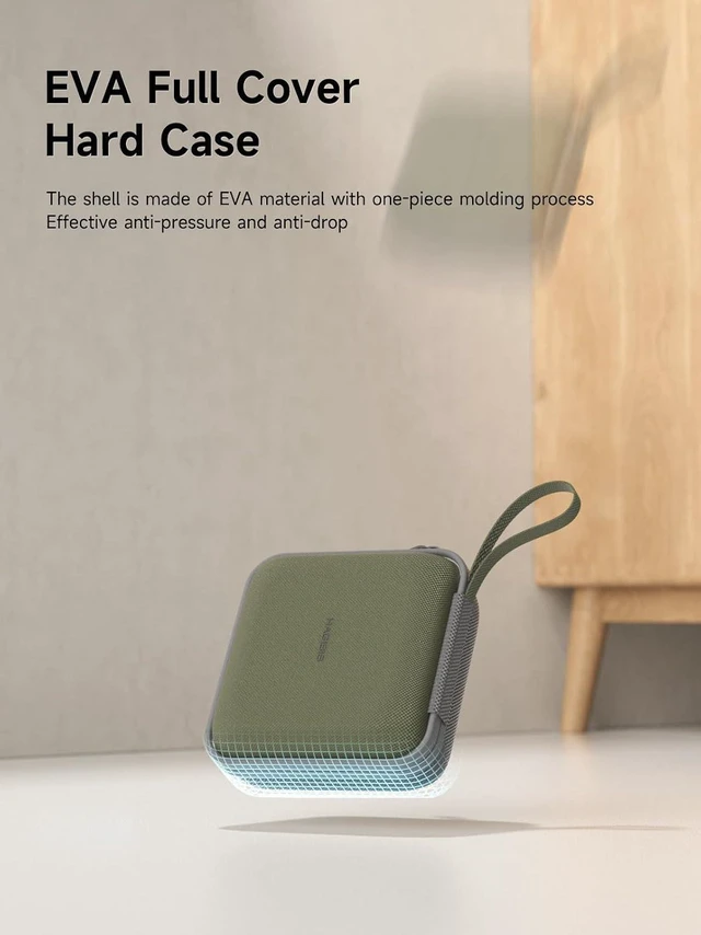 Alt view image 3 of 6 - Hagibis Electronics Organizer Travel Case Cable Organizer Bag Pouch Portable Waterproof Carry Case for Cable, Charger,Power Bank, SD Card, Mouse, USB Flash Disk (DPB01 Green)