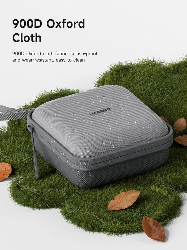 Alt view image 4 of 6 - Hagibis Electronics Organizer Travel Case Cable Organizer Bag Pouch Portable Waterproof Carry Case for Cable, Charger,Power Bank, SD Card, Mouse, USB Flash Disk (DPB01 Grey)