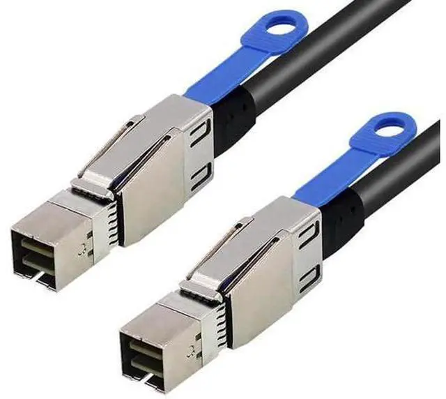 Main image of Mini SAS HD SFF8644 to SFF8644 Cable with IC, 12Gbps HighSpeed Server Aggregation Cable, 28AWG, LowLoss Flat Interface, 3M