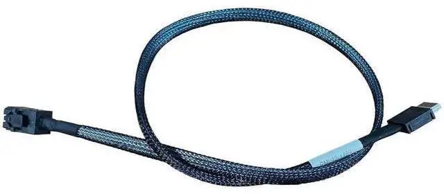 Main image of MiniSASHD 4X to OCuLink 4X Cable, SFF8643 36Pin to SFF8611 42Pin HighSpeed Server Cable, 57CM (CBLSAST0929)