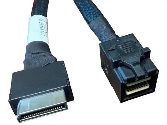 Alt view image 2 of 7 - MiniSASHD 4X to OCuLink 4X Cable, SFF8643 36Pin to SFF8611 42Pin HighSpeed Server Cable, 57CM (CBLSAST0929)