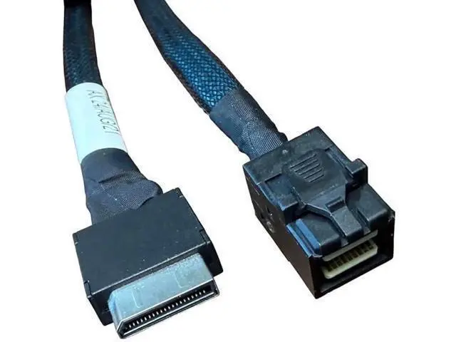 Alt view image 3 of 7 - MiniSASHD 4X to OCuLink 4X Cable, SFF8643 36Pin to SFF8611 42Pin HighSpeed Server Cable, 57CM (CBLSAST0929)