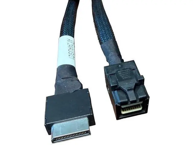 Alt view image 7 of 7 - MiniSASHD 4X to OCuLink 4X Cable, SFF8643 36Pin to SFF8611 42Pin HighSpeed Server Cable, 57CM (CBLSAST0929)