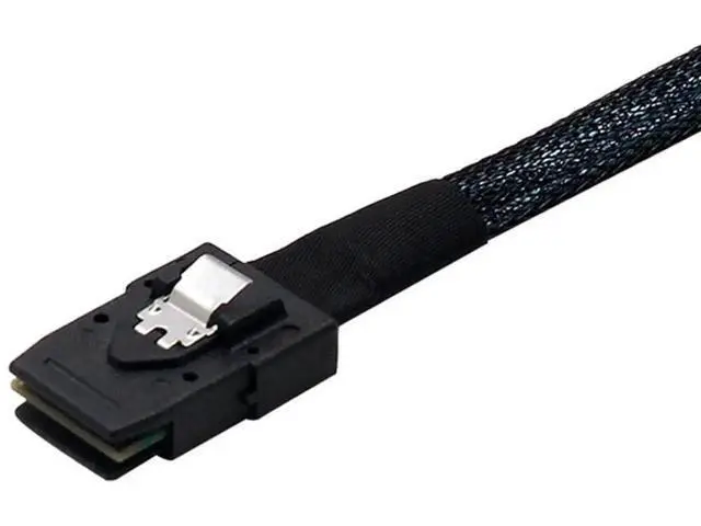 Alt view image 5 of 5 - Internal Mini SAS SFF8087 to 4×29Pin SFF8482 Server Cable with SATA Power, 1M / 3.3FT