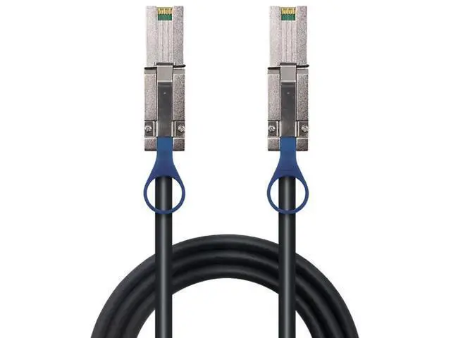 Alt view image 4 of 6 - 0.5M Mini SAS HD SFF8088 26P to SAS HD 8088 Stacking Server Cable, 6Gbps HighSpeed 28AWG Copper Data Transfer Cord, 10 Ohm Impedance