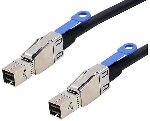 Main image of 0.5M OCuLink PCIExpress SAS SFF8611 4i to SATA 7P Right Angle Server Hard Drive Cable, 32AWG 12Gbps HighSpeed Internal Harness