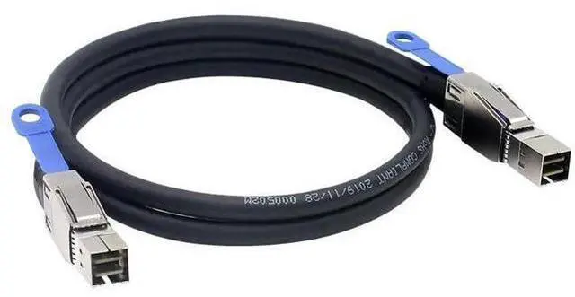 Alt view image 5 of 5 - 0.5M OCuLink PCIExpress SAS SFF8611 4i to SATA 7P Right Angle Server Hard Drive Cable, 32AWG 12Gbps HighSpeed Internal Harness