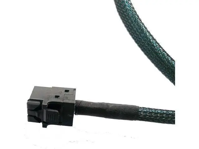 Alt view image 4 of 5 - 80cm SlimSAS 4X to MiniSAS HD 4X Cable, SFF8654 38Pin to SFF8643 36Pin, 24Gbps SAS & 8GT/s PCIe, SAS3.0 Compliant for Servers
