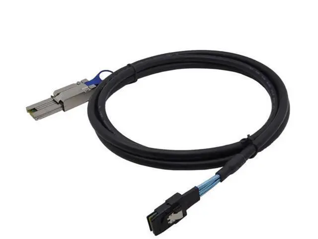 Alt view image 6 of 6 - Mini SAS SFF8087 to SAS HD SFF8088 InternalExternal Server Cable, 6Gbps HighSpeed 28AWG Copper Data Cord, 10 Ohm Impedance, 1M