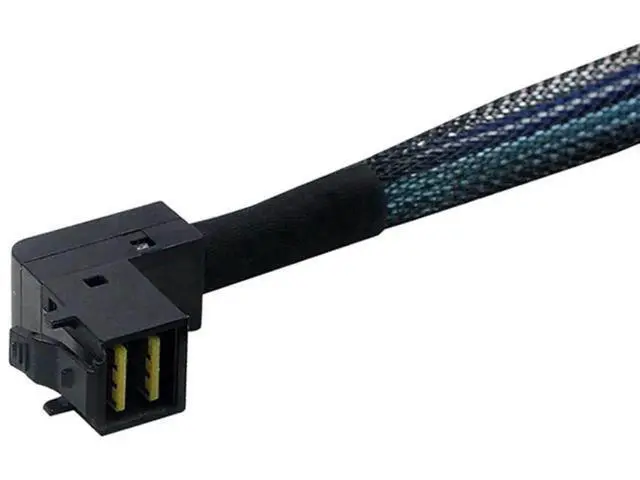 Alt view image 3 of 6 - 36Pin Internal MiniSAS HD RightAngle SFF8643 to 36Pin MiniSAS HD Cable