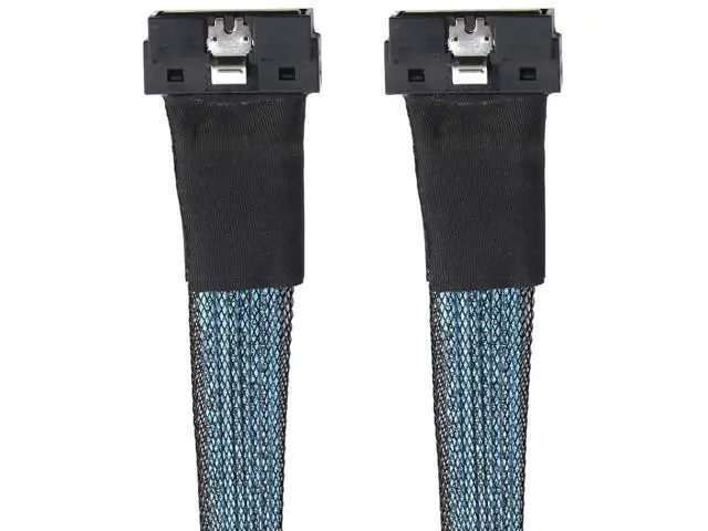 Alt view image 6 of 6 - PCIe SlimSAS LP LowProfile SFF8654 8i 74Pin to LP 8X HighSpeed Internal Cable, 24Gbps, 85 Impedance, 30AWG Server Data Harness, 0.8M/31.49in