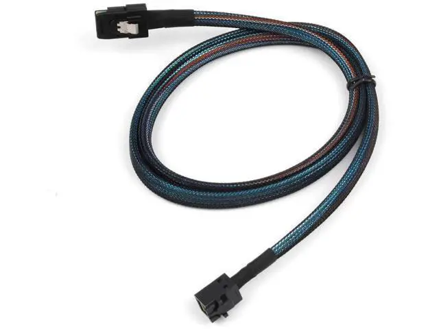 Alt view image 5 of 7 - 2PCS Internal Mini SAS HD SFF8643 to SFF8087 Cable, Compatible with RAID & PCIE Controllers, 3.3FT / 1M