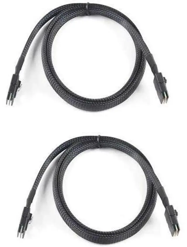 Main image of Heretom 2PCS Internal Mini SAS 36Pin SFF8087 to SFF8087 Cable, 1M / 3.3 Feet