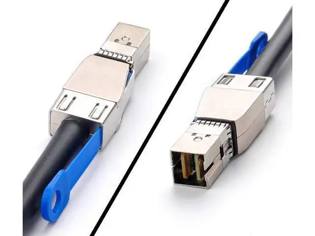 Alt view image 5 of 7 - 12G External Mini SAS HD SFF8644 to SFF8644 HighSpeed Server Cable, 1m(3.3ft)