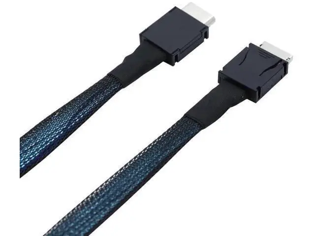 Alt view image 4 of 6 - PCIe Oculink SFF8611 4i to SFF8611 4i HighSpeed Server Interconnect Cable, 39.37 Inches / 1m