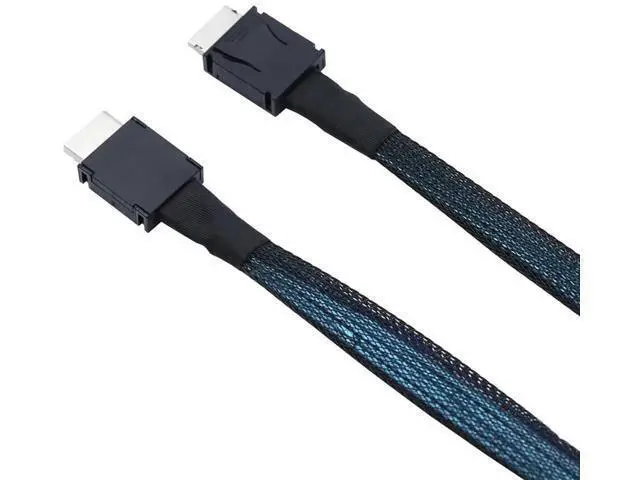 Alt view image 2 of 6 - PCIe Oculink SFF8611 4i to SFF8611 4i HighSpeed Server Interconnect Cable, 39.37 Inches / 1m