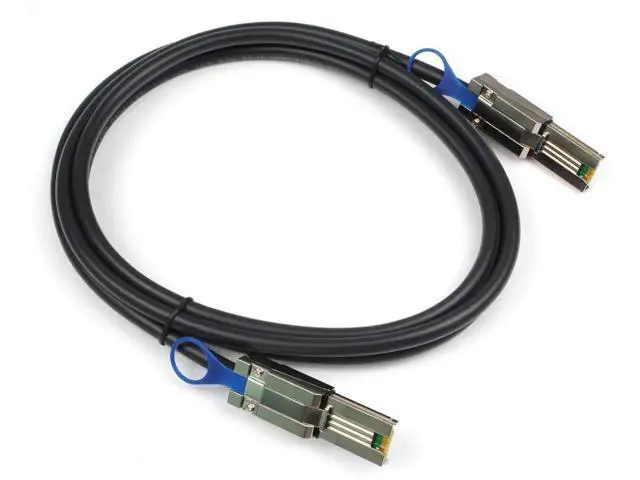 Alt view image 6 of 6 - Mini SAS 26Pin SFF8088 to SFF8088 External Attached SCSI Cable, 2M / 6.6 Feet