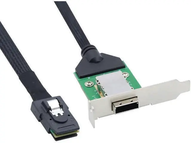 Main image of Mini SAS HD SFF8087 to SFF8088 InternalExternal Converter Cable, 28AWG Copper HighSpeed Harness, 6Gbps Data Transfer, 1M/39.37in