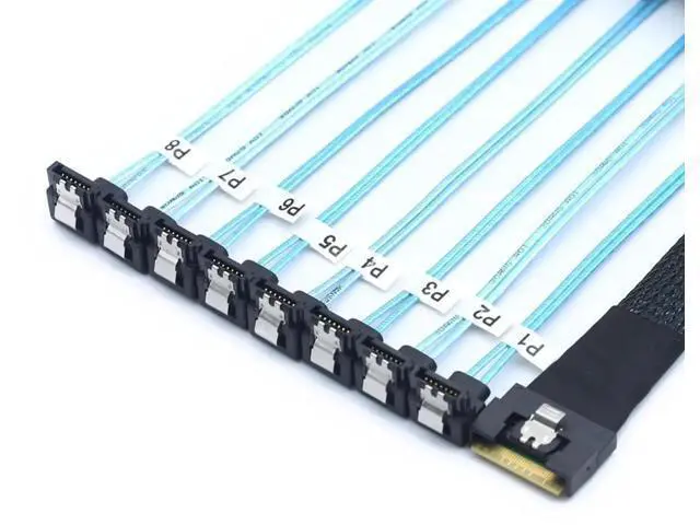 Alt view image 4 of 6 - External Mini SAS HD Cable, SFF8644 to SFF8644, 12Gbps, 1M/3.3ft