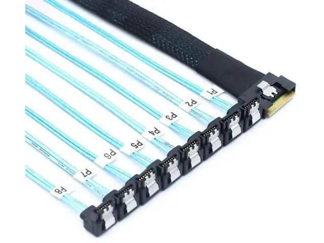 Alt view image 5 of 6 - External Mini SAS HD Cable, SFF8644 to SFF8644, 12Gbps, 1M/3.3ft