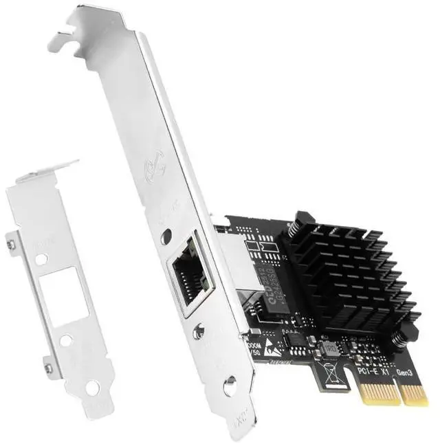 Main image of RTL8126 5G PCIe Network Card, Low Profile, RJ45, Windows Linux
