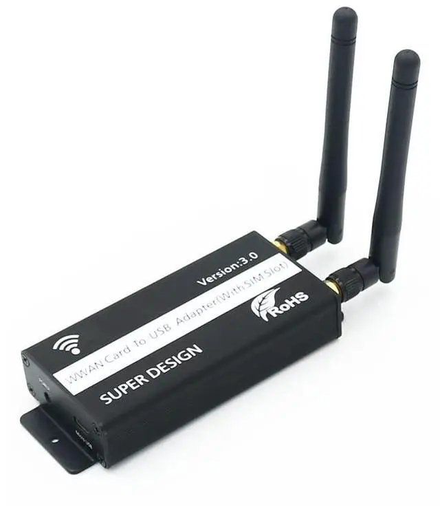 Main image of Mini PCI-E to USB Adapter with SIM Card Slot, WWAN/LTE Module Upgrade for 3G / 4G Network Card