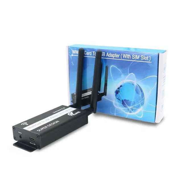 Alt view image 6 of 6 - Mini PCI-E to USB Adapter with SIM Card Slot, WWAN/LTE Module Upgrade for 3G / 4G Network Card