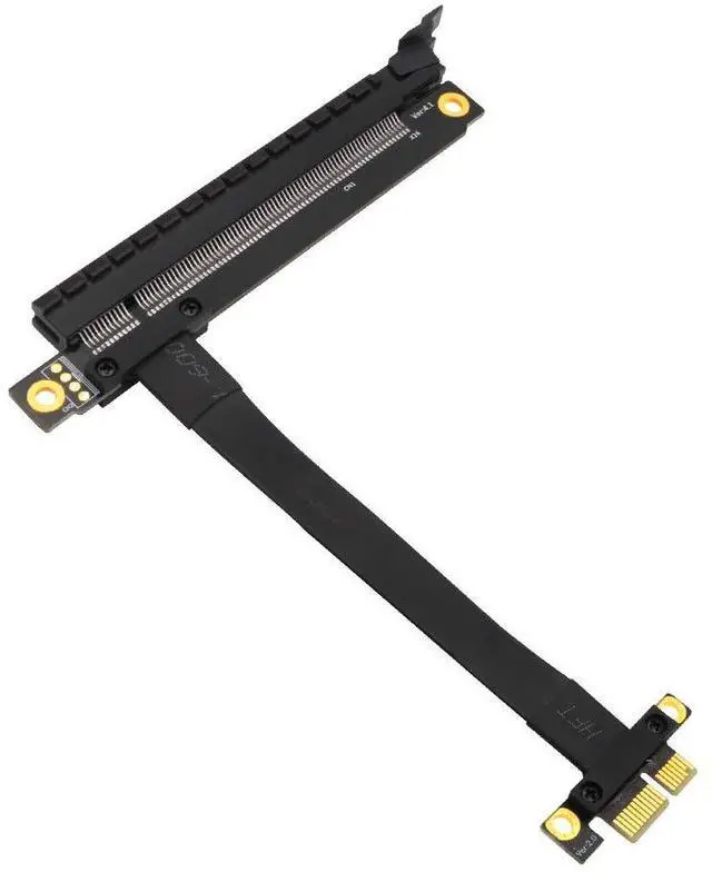 Main image of PCI-e PCI Express 1X to 16X Extension PCI-E 16x to 1x risers Cable with Gold-Plated Connector
