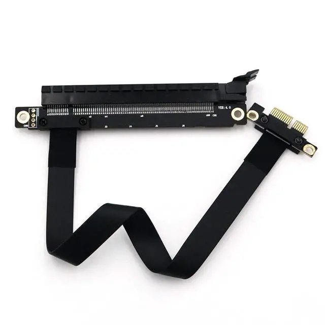 Alt view image 6 of 7 - PCI-e PCI Express 1X to 16X Extension PCI-E 16x to 1x risers Cable with Gold-Plated Connector