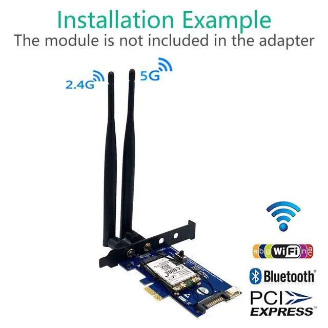 Alt view image 5 of 7 - Mini PCI-E PCI Express to PCI-E 1x Adapter with SIM Card Slot